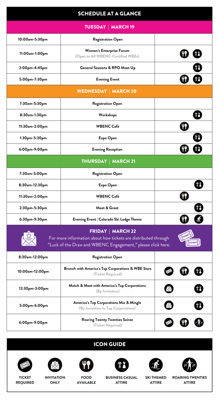 2024 Schedule WBENC WBENC