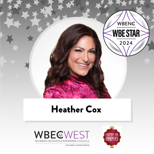 Get to Know the 2024 WBE Stars: Heather Cox, Certify My Company - WBENC ...