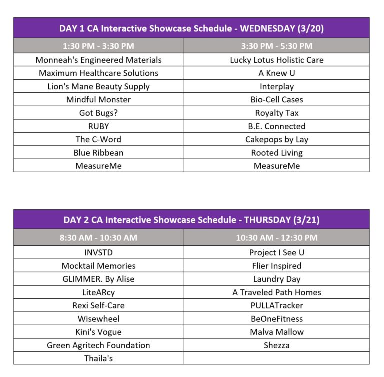 2024 Schedule WBENC WBENC